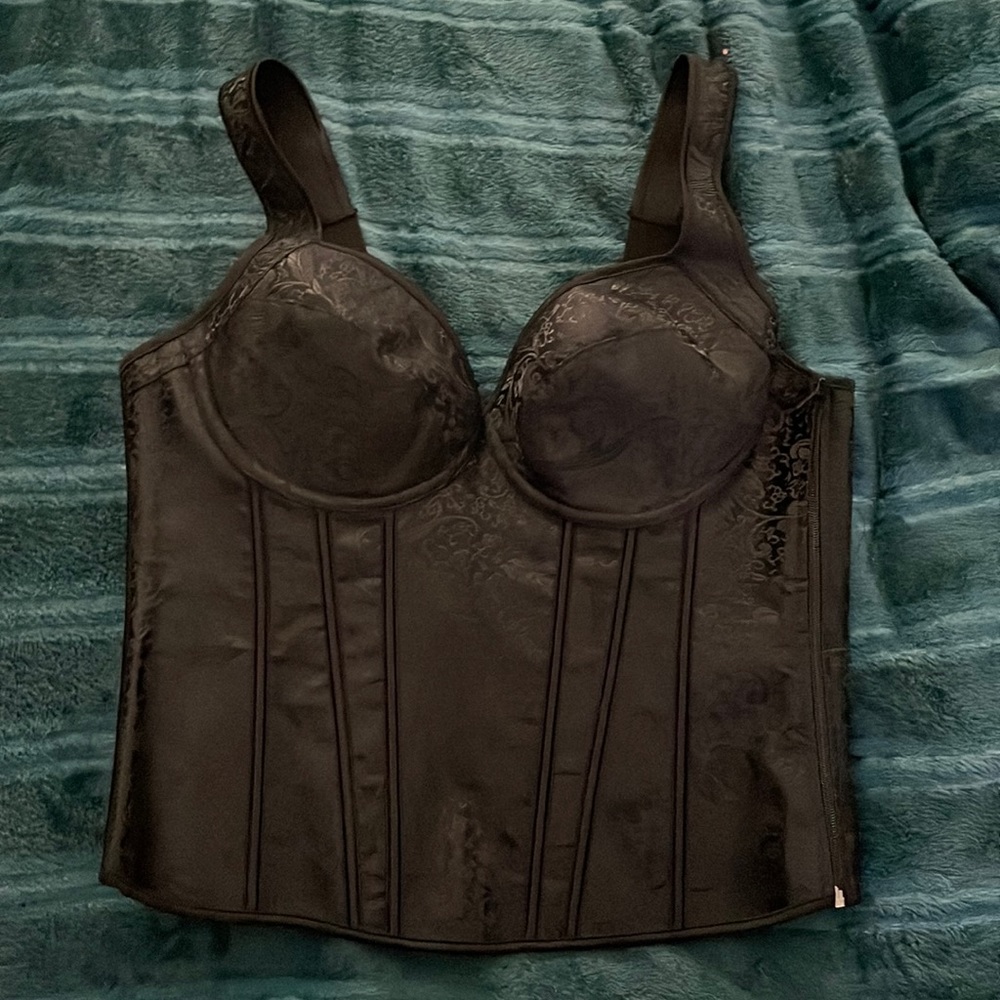 Womens plus size black corset
